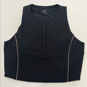 Abercrombie & Fitch YPB Curve Love XL Women's Black Sleeveless Top